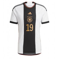 Koszulka piłkarska Niemcy Leroy Sane #19 Strój Domowy MŚ 2022 tanio Krótki Rękaw
